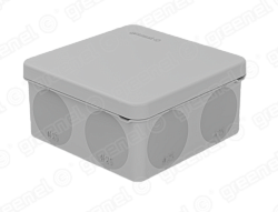 Коробка для прямого монтажа о/п 100х100х50 IP67 безгалог (HF) атмосферост. (48 шт.) GREENEL PRO GE42455