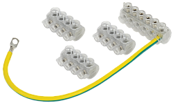 Набор колодок клеммных НК-3 (3xKE10.504+KE10.506, SV50) IEK UZK-NKK-50