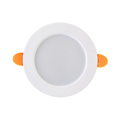 Панель светодиодная встраиваемая круглая 12Вт 230В 4000К 960Лм 145мм белая IP20 LAMPER 606-1008