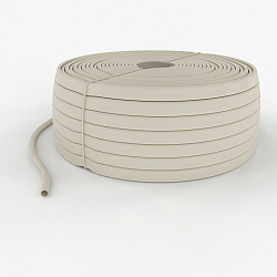 Трубка кембрик ТВ-40 ПВХ белый, Ø18 мм REXANT 49-5014