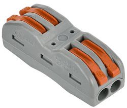 Строительно-монтажная клемма СМК 222-4122 проходная (50шт/упак) IEK UKZ20-4122-050