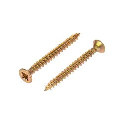 Саморез универсальный 3х30 мм, желтый цинк, упаковка поставщика (16000 шт/уп) KRANZ 1111-0330-1