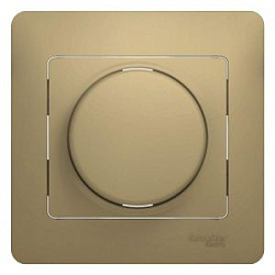 Светорегулятор (диммер) Glossa LED RC 630Вт/В.А в сборе титан SchE GSL000437 520110