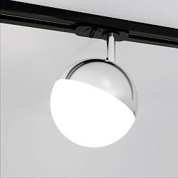 Светильник светодиодный трековый для однофазного шинопровода Glob GX53 Хром Glob GX53 Хром (MRL 1015) однофазный Elektrostandard a053138