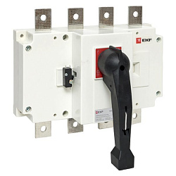 Рубильник-выключатель 630A 4P c рукояткой управления для прямой установки PowerSwitch EKF psds-630-4