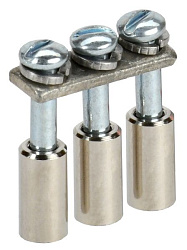 Перемычка в сборе для колодки клеммной CTS 2,5мм2 3PIN IEK YCT10-00-K03-002-A-3P