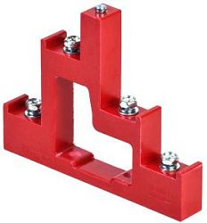 Изолятор ступенчатый ИС4-25/1-15 (4xМ6; 1xМ5) силовой с болтом IEK YIS11-5-25-B