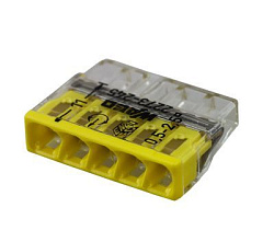 2273-245 Экспресс-клемма с пастой 5-проводная до 2,5 мм², (100 шт./уп.) WAGO 07-5144
