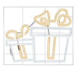 Фигура световая Подарки из гибкого неона 120х120 см, 1680 LED, цвет свечения теплый белый/белый NEON 501-312