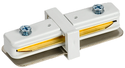 LIGHTING Соединитель прямой внутренний для однофазного шинопровода белый IEK LT-SO0D-SPV-1-K01
