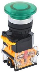 Кнопка D8-11M "Грибок" d=22мм 1з+1р зеленая IEK BBG30-11M-3-22-K06