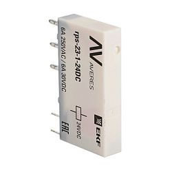 Реле промежуточное РП slim 23/1 6A 24В DC rps-23-1-24DC