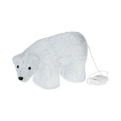 Акриловая светодиодная фигура Медведь 34,5х12х17 см, 4,5 В, 3 батарейки AA (не входят в комплект), 24 светодиода NEON-NIGHT 513-315