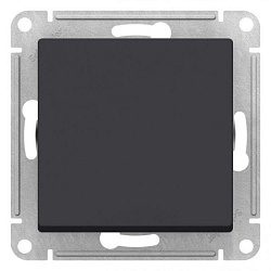 Переключатель проходной 1-кл. СП AtlasDesign Aqua 10А IP44 (сх. 6) 10AX механизм карбон SE ATN441061 1324373