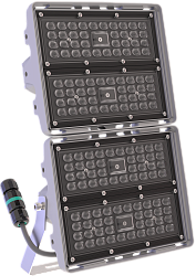Светильник L-pixel 2/banner/100/Г60/750/(R5)/05/MT-KM/I1-C2/220AC IP66 RAL7035 LEDEL PX100-31516-123-182