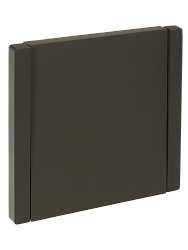 FORTE&PIANO Выключатель 1-клавишный перекрестный 10А FP312 серый IEK FP-V13-0-10-1-K03