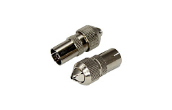 TV-разъем гнездо без пайки Орех REXANT 05-2032