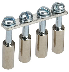Перемычка в сборе для колодки клеммной CTS 6мм2 4PIN IEK YCT10-00-K03-006-A-4P