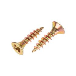 Саморез универсальный KRANZ 3.5х16, желтый цинк, короб (200 шт./уп.) KR-01-3311-001