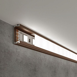 Профиль накладной алюминиевый латунь/белый для светодиодной ленты LL-2-ALP006 Elektrostandard a053621