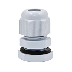 Ввод кабельный PG-07 серый, нейлон, IP68 (d кабеля 3-6,5 мм) DEKRON 0807-0001