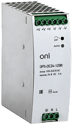Блок питания OPS 220В AC/24В DC 5А 120Вт ONI OPS-DC24-120B