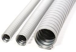 Металлорукав в ПВХ изоляции МРПИ НГ  22  (50 м/уп.) серый ГОФРОМАТИК (ЗЭТАРУС) zeta41922