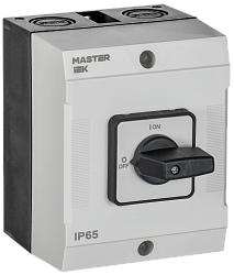 Переключатель кулачковый в боксе стандартная рукоятка 10А схема 91 IEK MI-CS20-010-091