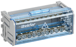 TEKFOR Шины на DIN-рейку (кросс-модуль) ШНК 2х11 L+PEN IEK TF-DN10-2-11-050