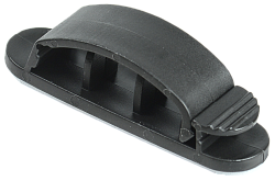 Клипса самоклеящаяся КС-3 черная (12шт) IEK UHP41-3-K02