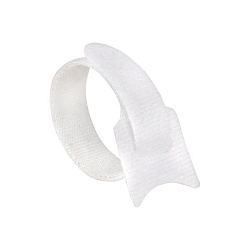 Хомут-липучка 12х135 мм белый (20 шт) EKF hlct-1-w