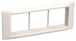 PRIMER Рамка и суппорт на 6 модулей 60мм для кабель-каналов 80х40 и 150х60 белый IEK CKK-40D-RSU6-060-K01