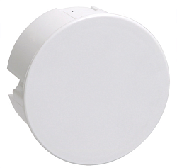 Коробка распаячная КМ41004 для твердых стен D=80х40мм с крышкой IEK UKT01-080-040-000