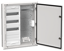 TITAN 5 Корпус комбинированный ЩРв-48 (2х48) 755х625х130мм IP30 белый IEK TI5-51-V-2X048-30