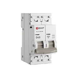 Авт. выкл. ВА 47-63N MA 2P 40А (D) 6кА без тепл. расцепит. PROXIMA EKF M63MA6240D