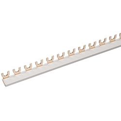 Шина соединительная типа FORK вилка 1Р 63А 1м REXANT 11-2231