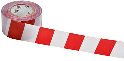 Лента сигнальная оградительная ЛО-250 (50мм-50мкм) красно-белая 250м IEK UST10-250-050-050-K58