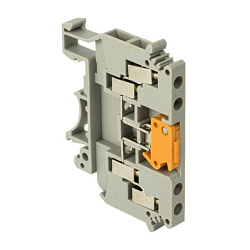 Клемма винтовая JXB-2-4/35K с ножевым размыкателем 4 вывода серая EKF plc-jxb-2-4/35K-gy