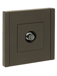 FORTE&PIANO Розетка TV оконечная FP328 серый IEK FP-A10-O-K03