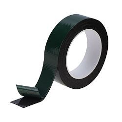 Двухсторонний скотч REXANT, черная, вспененная ЭВА основа, 30 мм, ролик 5 м 09-6130