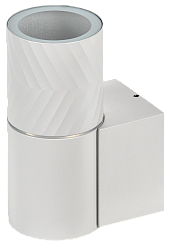 LIGHTING Светильник уличный 5107 настенный под лампу GU10 IP65 белый IEK LT-UBU0-5107-GU10-1-K01