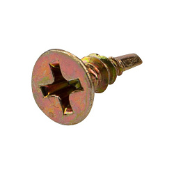 Саморез оконный KRANZ сверло, 3.9х13, желтый цинк, упаковка поставщика ( 25 000 шт. ) 1505-3913-1