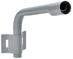 LIGHTING Кронштейн КР-1 D=48мм L=350мм под монтажную ленту 1 хомут серый IEK LT-DKU0D-CR-48-35-21-K03