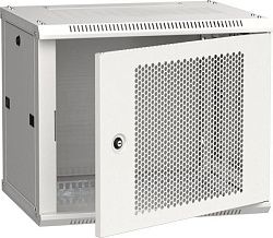 ITK Шкаф настенный LINEA W 6U 600х450мм дверь перфорированная RAL 7035 LWR3-06U64-PF