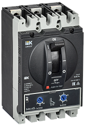 ARMAT Автоматический выключатель в литом корпусе 3P типоразмер A 85кА 25А расцепитель термомагнитный регулируемый IEK AR-MCCB-3A-085-0025A-ATUC