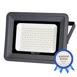 Прожектор светодиодный СДО 10Вт 850лм 5500K IP65 (40шт/уп) WOLTA WFL-10W/06