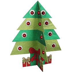 Фигура Елочка складная 3D, 100*84 см, цвет зеленый 502-393