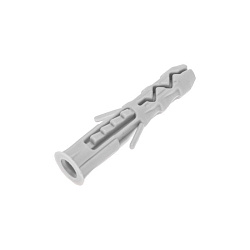 Дюбель распорный 8х50мм, серый, нейлон, пакет (100 шт/уп) KRANZ KR-01-3619-012