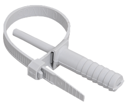 Хомут дюбельный ХД 7х150 сер (50шт/упак) IEK UHH80-7-150-50-K41-F