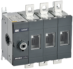KARAT Выключатель-разъединитель ВРК без рукоятки управления 3P 250А IEK KA-VR10-3-0250
